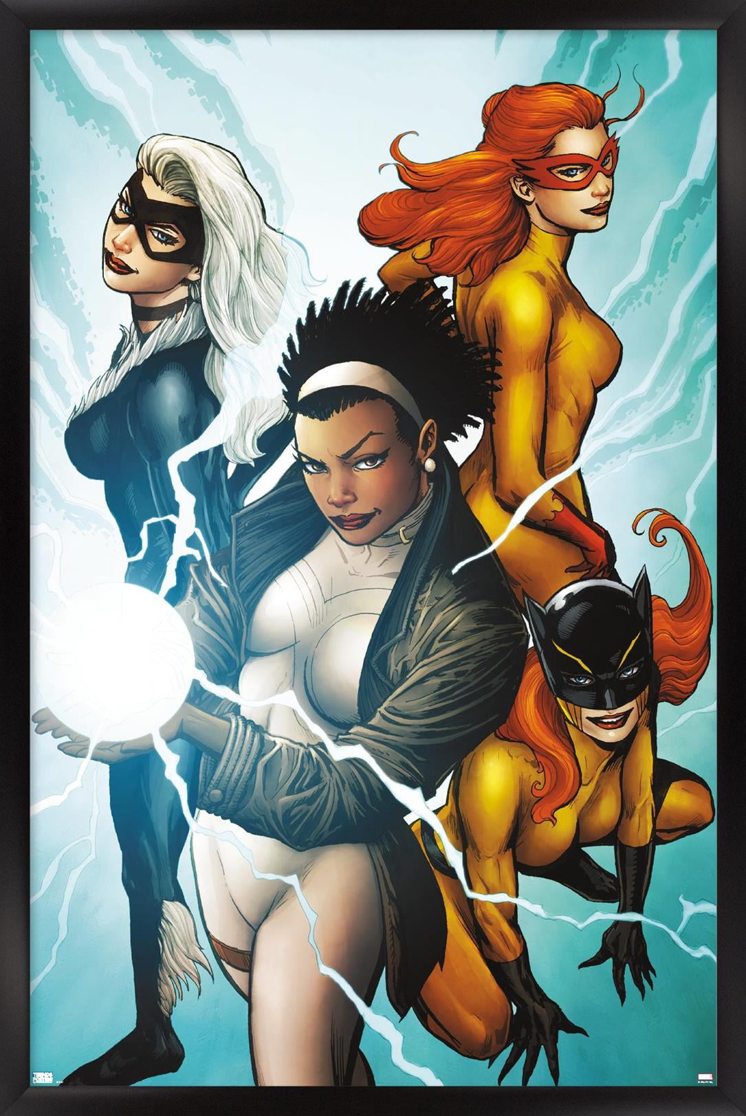 Marvel Comics - Photon - Avengers West Coast #45 Wall Poster, 22.375" x 34", Framed