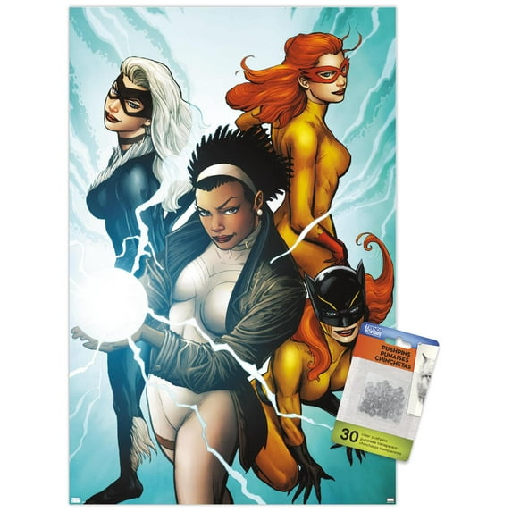 Marvel Comics - Photon - Avengers West Coast #45 Wall Poster with Pushpins, 14.725" x 22.375"