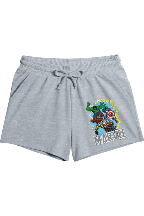 Marvel Comics Presents Lounge Shorts for Women-Small