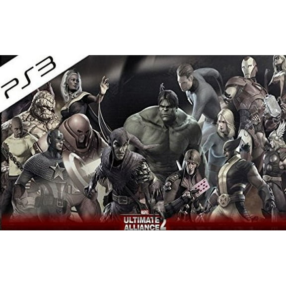 Marvel Comics Ps3 Marvel Ultimate Alliance 2 Comicbook