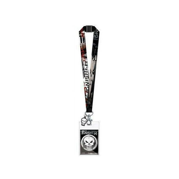 Marvel Comics Punisher Lanyard With Soft Touch Dangle