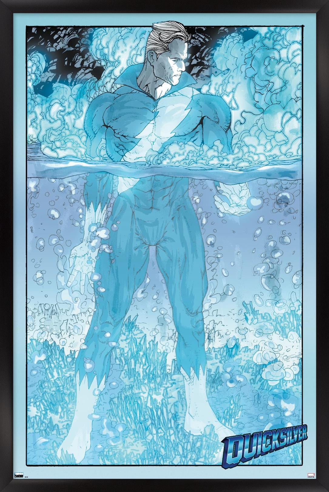 Marvel Comics - Quicksilver - Son Of M #2 Wall Poster, 22.375" x 34", Framed