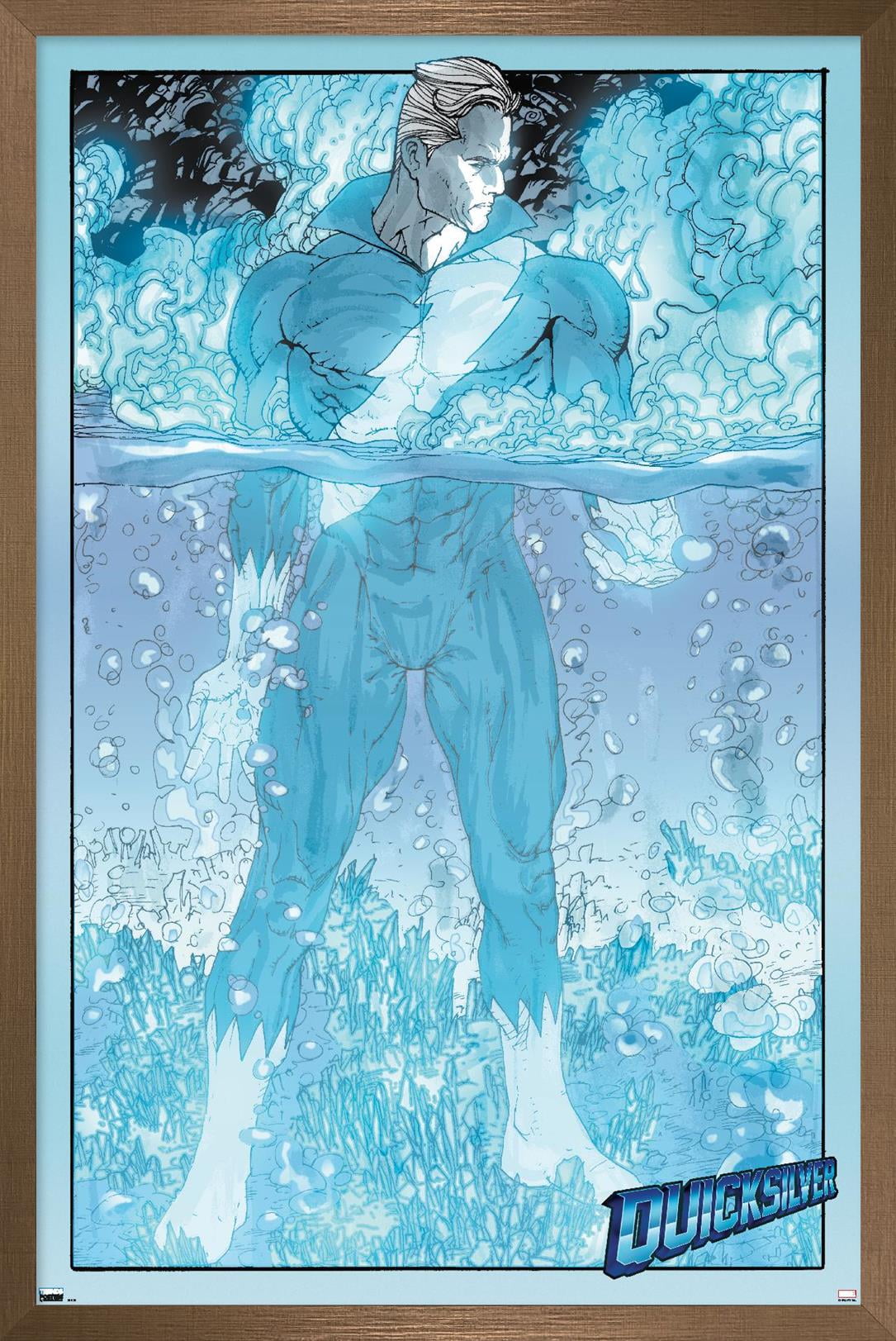 Marvel Comics - Quicksilver - Son Of M #2 Wall Poster, 22.375" x 34", Framed