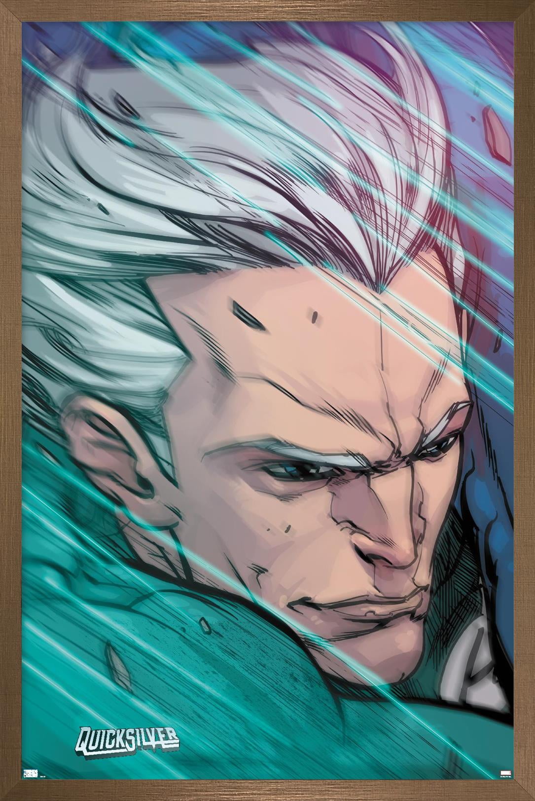 Marvel Comics - Quicksilver - Ultimate Comics Ultimates #29 Wall Poster, 22.375" x 34", Framed