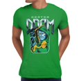 thumbnail image 1 of Marvel Comics Retro Dr. Doom Chrome Lightning Portrait Mens T-Shirt (Turf Green, S-XXXL), 1 of 4