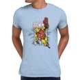 thumbnail image 1 of Marvel Comics Retro Iron Man Flying Pose Classic Armor Mens T-Shirt (Light Blue, S-XXXL), 1 of 4