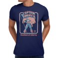 thumbnail image 1 of Marvel Comics Retro Men's Captain America Sentinel Of Libery Since 1941 T Shirt (Navy, S-XXL), 1 of 4