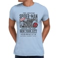 thumbnail image 1 of Marvel Comics Retro Spider-Man Monochrome Men's T Shirt (Light Blue, S-XXXL), 1 of 4