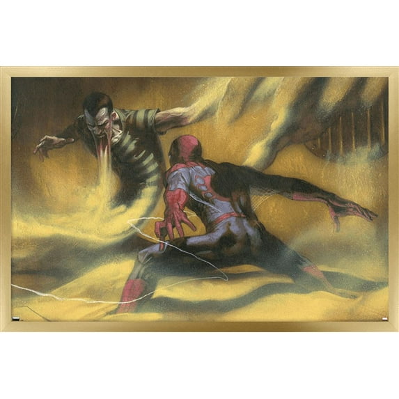 Marvel Comics - Sandman - The Amazing Spider-Man #2 Wall Poster, 14.725" x 22.375", Framed