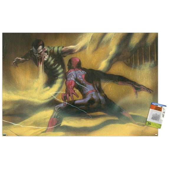 Marvel Comics - Sandman - The Amazing Spider-Man #2 Wall Poster with Pushpins, 22.375" x 34"