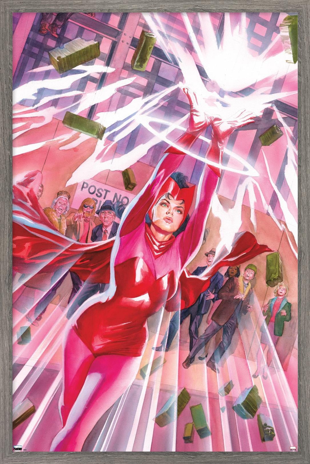 Marvel Comics - Scarlet Witch - The Scarlet Witch & Quicksilver #1 Wall  Poster, 22.375 x 34, Framed 