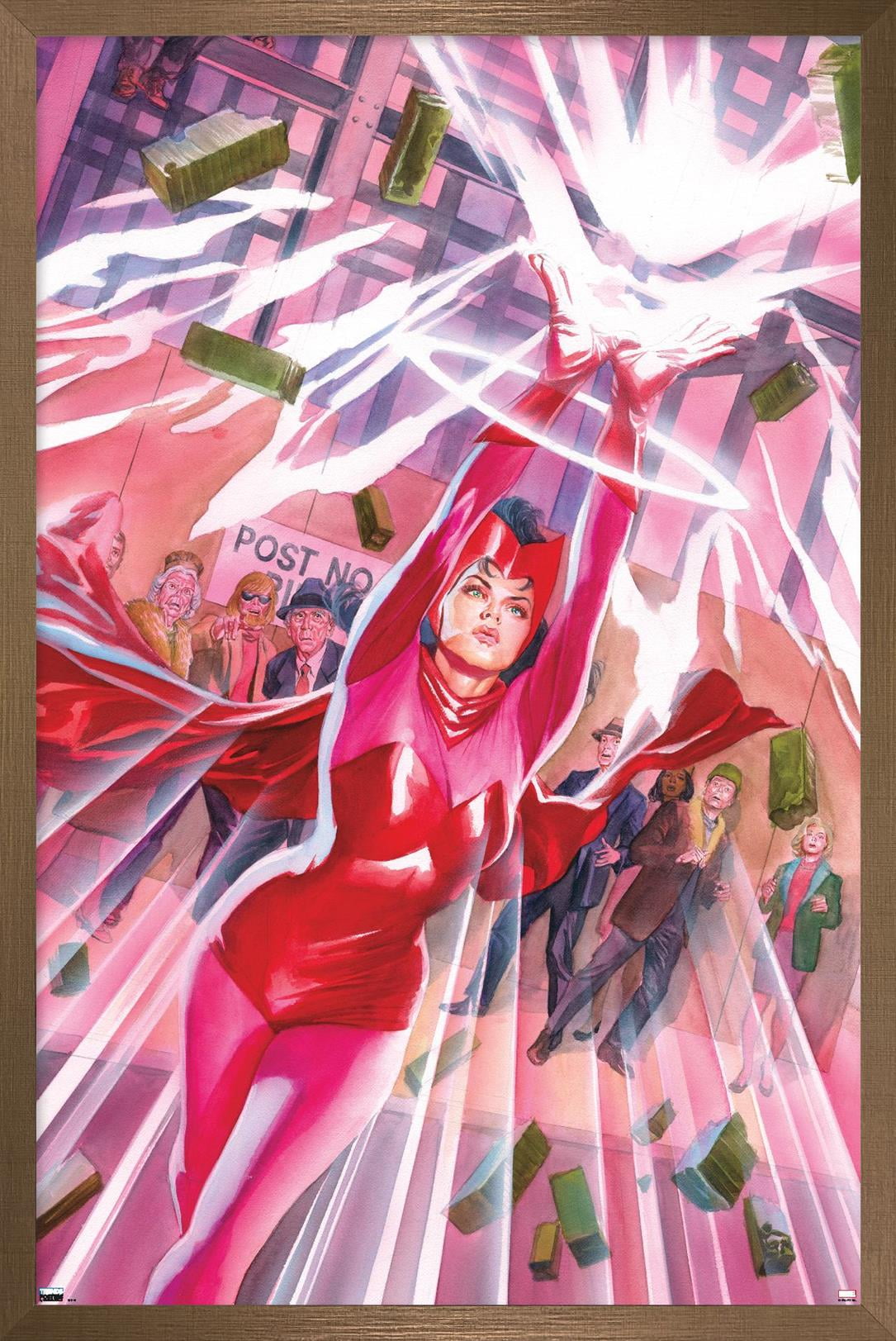 Marvel Comics - Scarlet Witch - Avengers #25 Wall Poster, 22.375" x 34", Framed