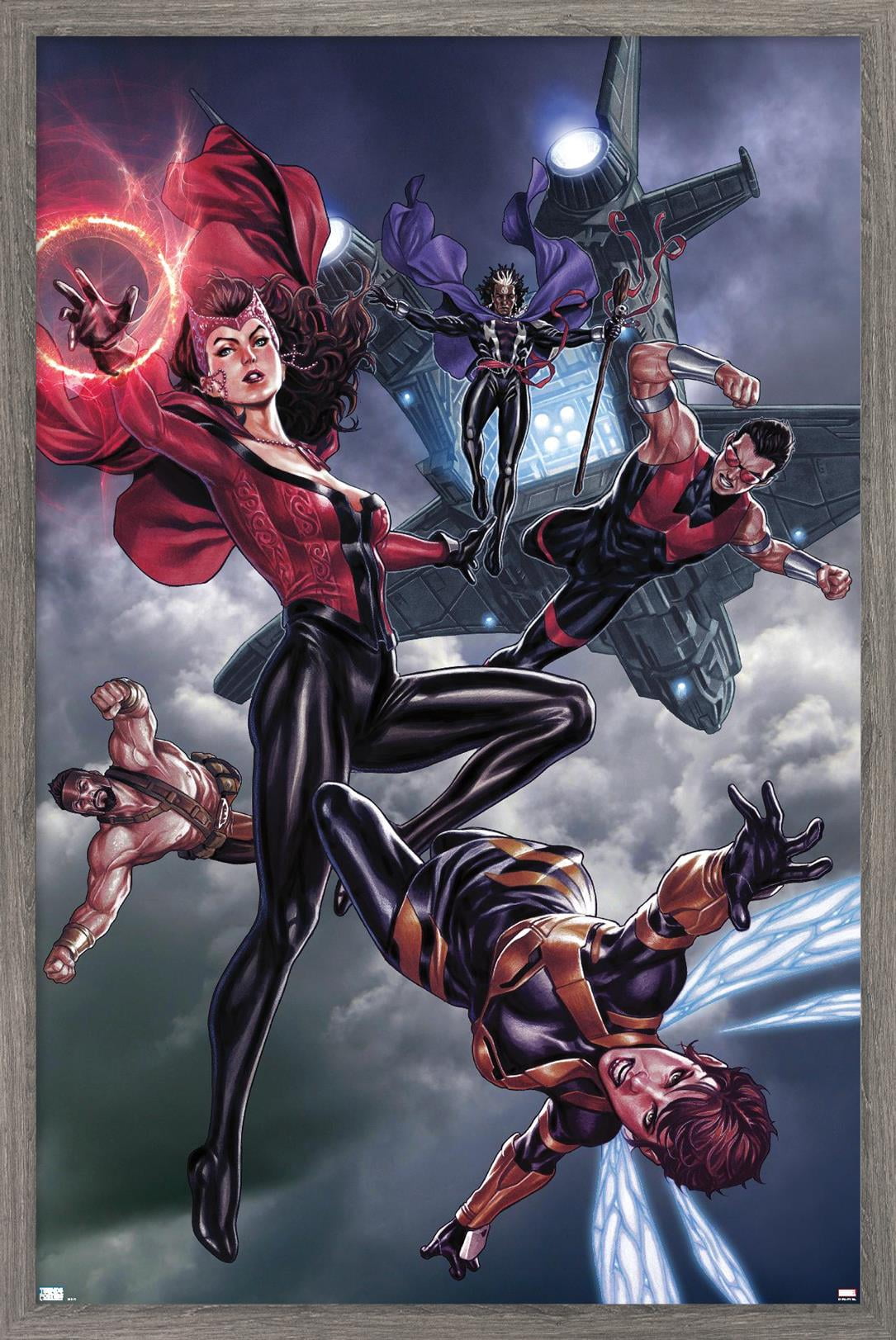Marvel Comics - Scarlet Witch - Avengers #680 Wall Poster, 14.725" x 22.375", Framed