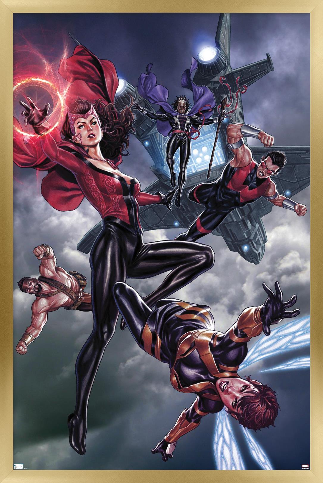 Marvel Comics - Scarlet Witch - Avengers #680 Wall Poster, 22.375" x 34", Framed