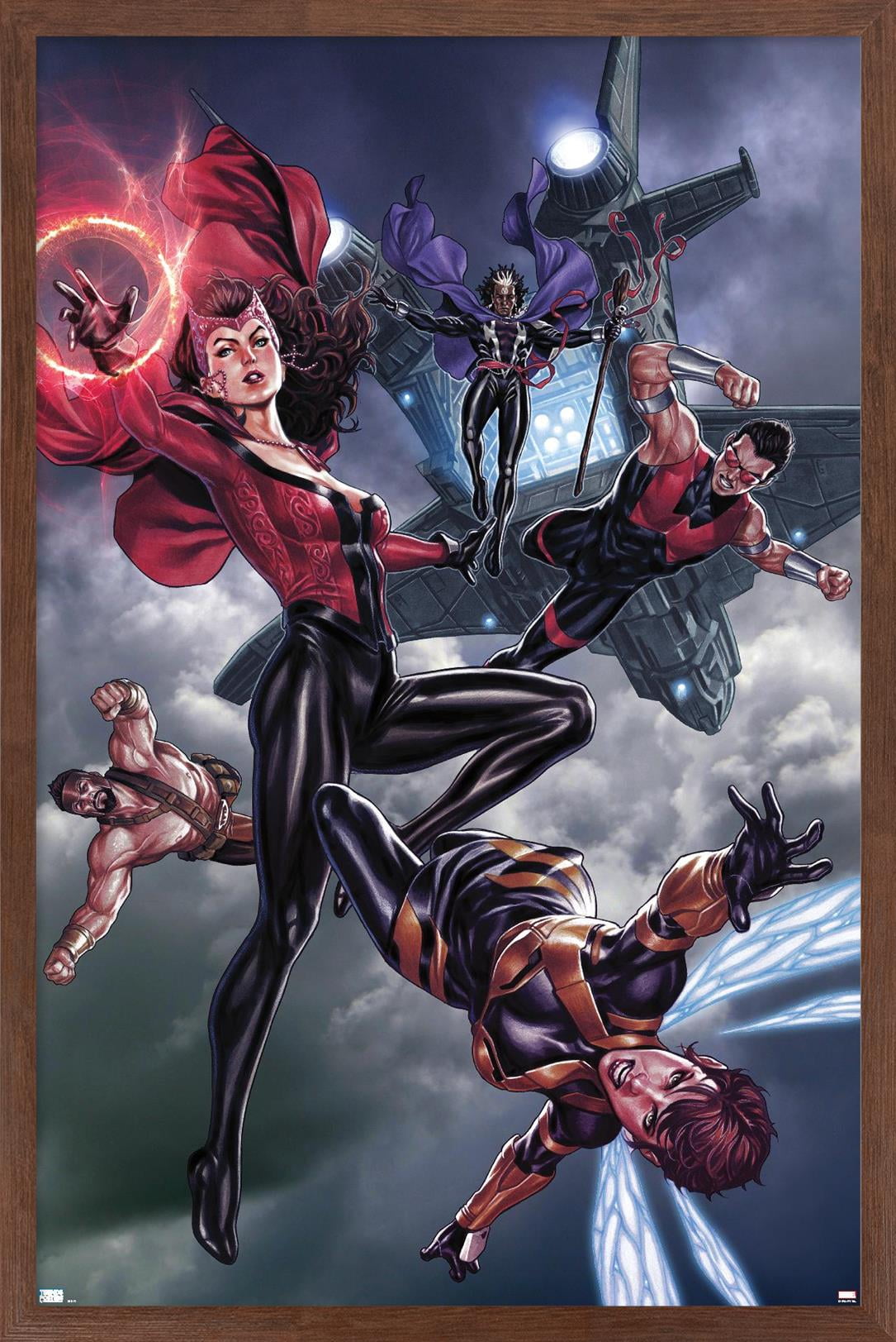 Marvel Comics - Scarlet Witch - Avengers #680 Wall Poster, 22.375" x 34", Framed