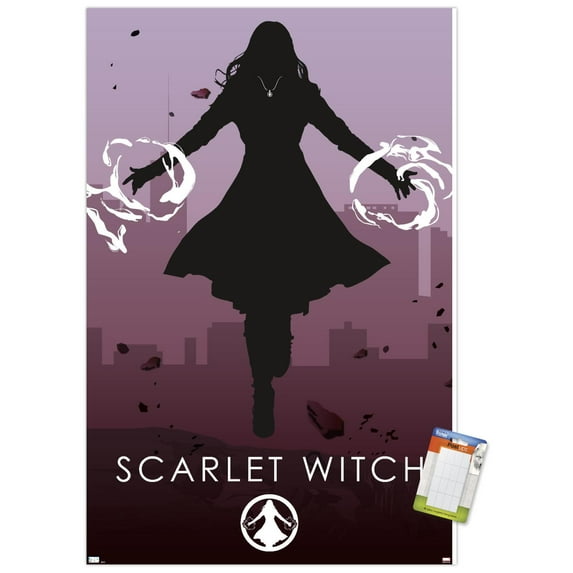 Marvel Comics - Scarlet Witch - Minimalist Wall Poster, 14.725" x 22.375"