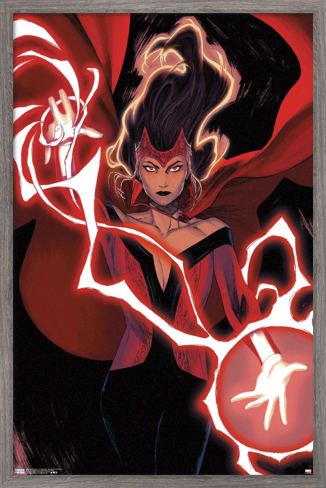 Marvel Comics - Scarlet Witch - The Scarlet Witch & Quicksilver #1 Wall  Poster, 22.375 x 34, Framed