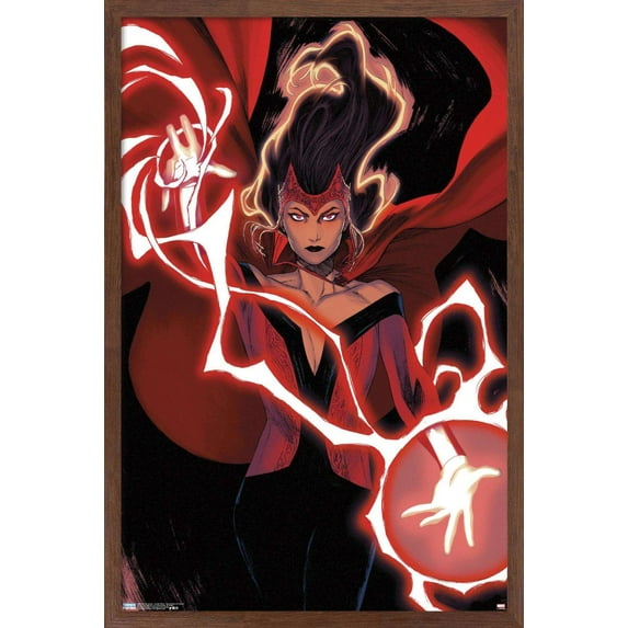 Marvel Comics - Scarlet Witch - Scarlet Witch #2 Variant Wall Poster, 14.725" x 22.375", Framed