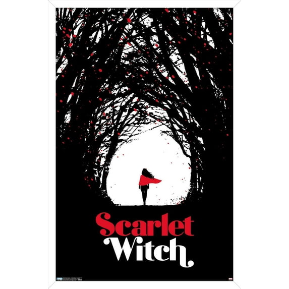 Marvel Comics - Scarlet Witch - Scarlet Witch #4 Wall Poster, 14.725" x 22.375", Framed