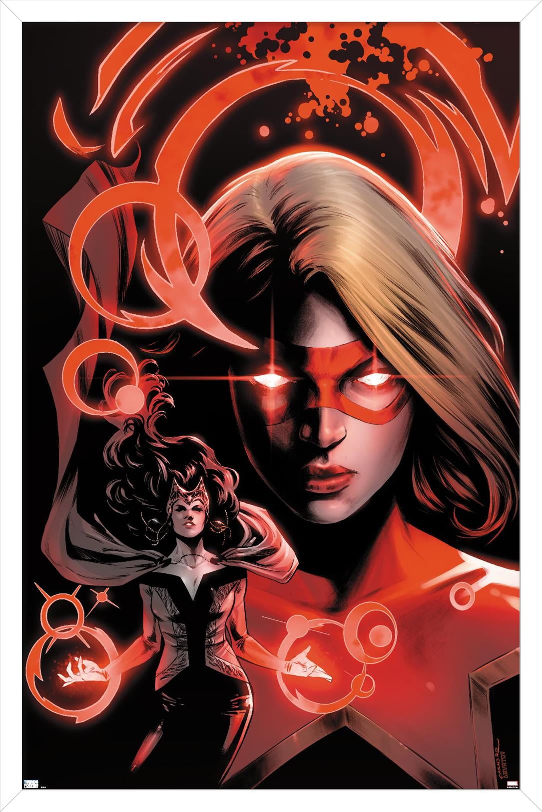 Marvel Comics - Scarlet Witch - Star #2 Wall Poster, 14.725" x 22.375", Framed