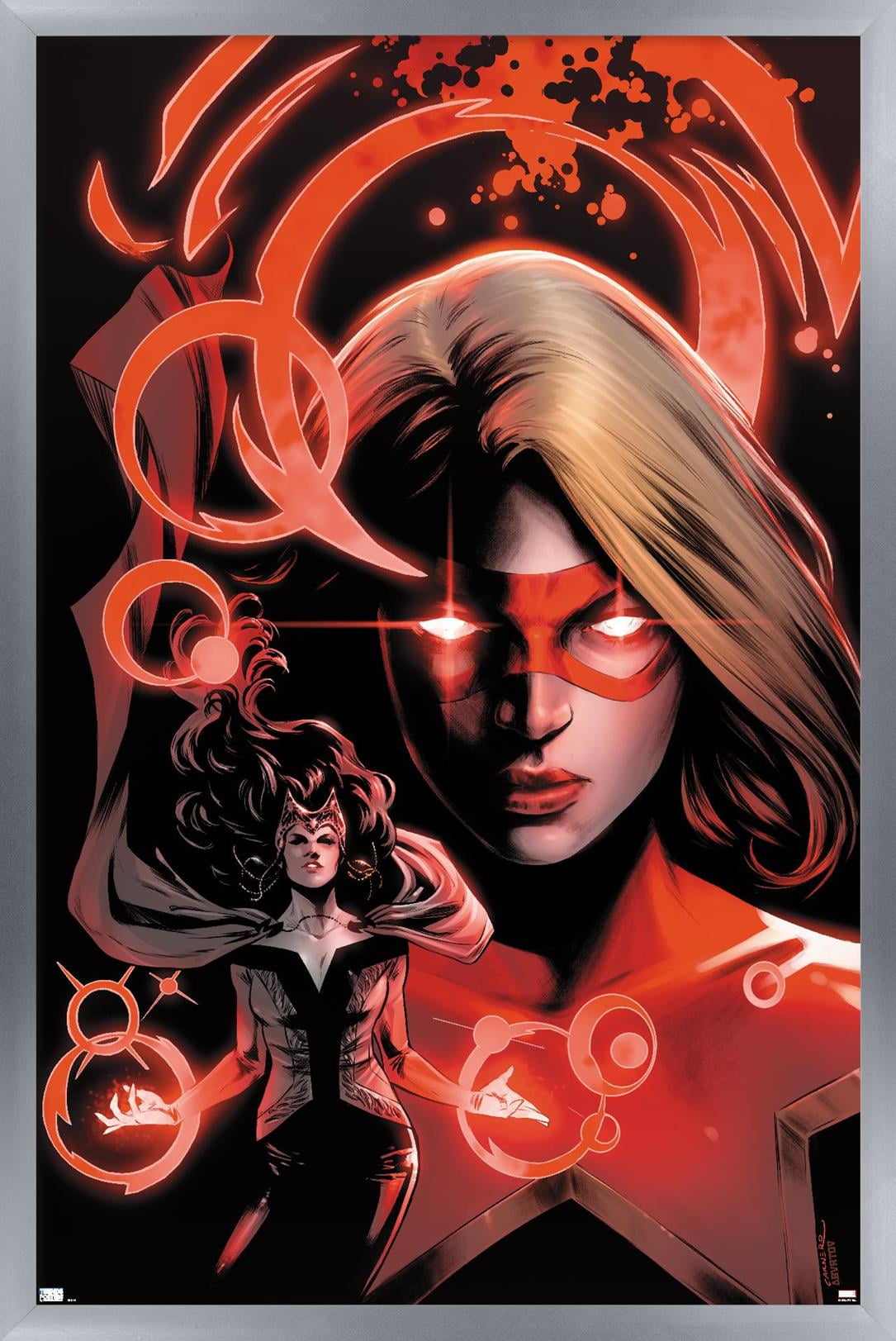 Marvel Comics - Scarlet Witch - Star #2 Wall Poster, 22.375" x 34", Framed