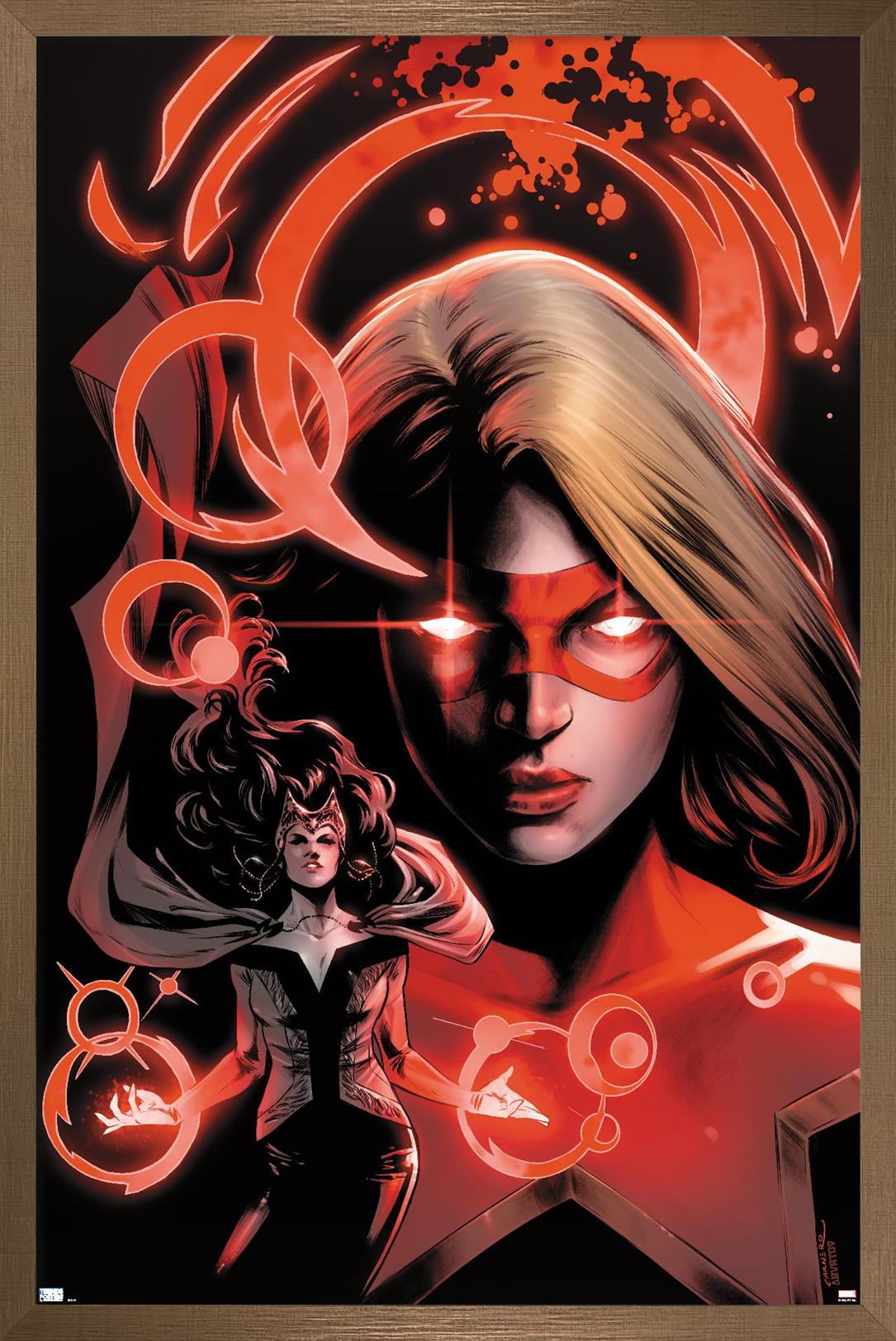 Marvel Comics - Scarlet Witch - Star #2 Wall Poster, 22.375" x 34", Framed