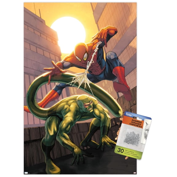 Marvel Comics - Scorpion - Marvel Age Spider-Man #19 Wall Poster with Pushpins, 14.725" x 22.375"