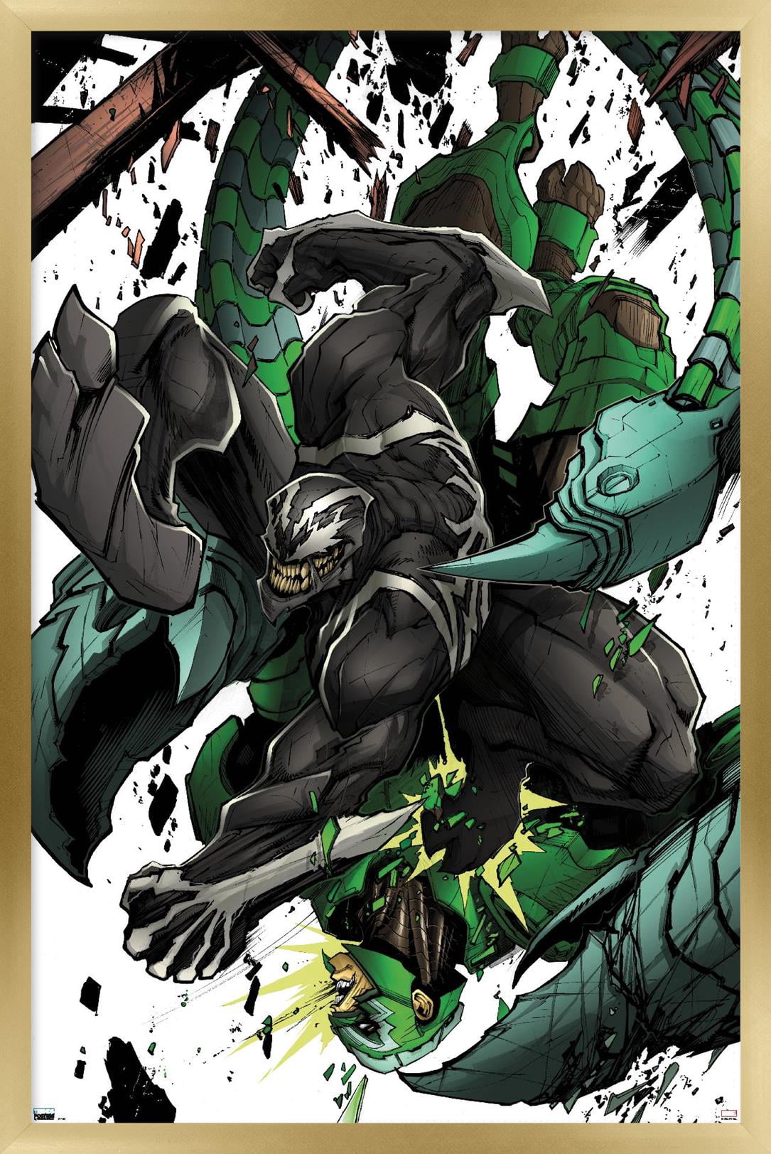 Marvel Comics - Scorpion - Venom #4 Wall Poster, 22.375" x 34", Framed