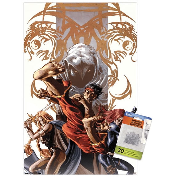 Marvel Comics - Secret Avengers - Secret Avengers #7 Wall Poster with Pushpins, 14.725" x 22.375"