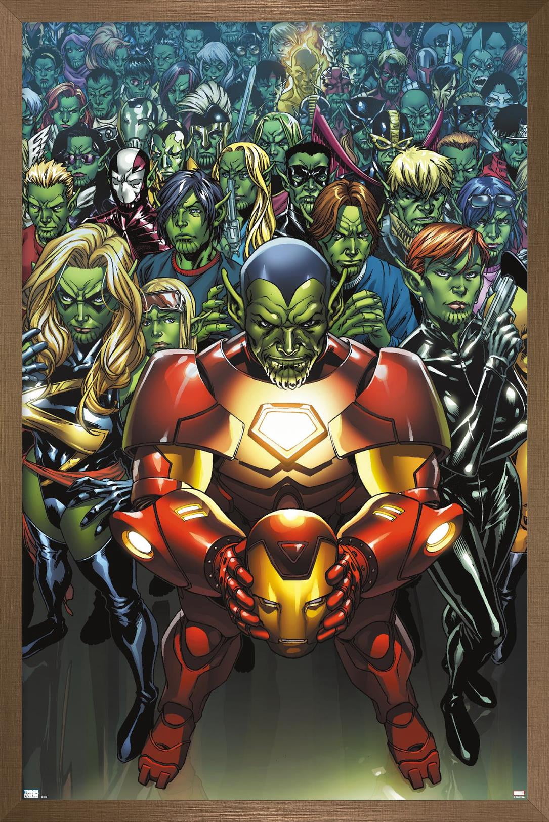 Marvel Comics - Secret Invasion - Avengers: The Initiative #15 Wall Poster, 22.375" x 34" Framed