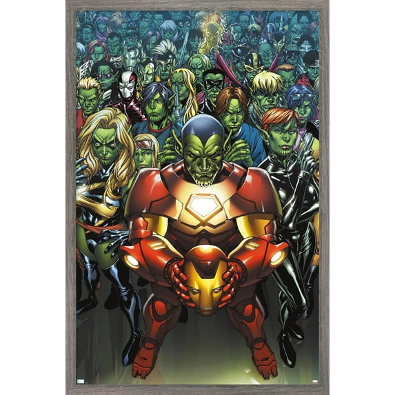 Marvel Comics - Secret Invasion - Avengers: The Initiative #15 Wall Poster, 22.375" x 34" Framed