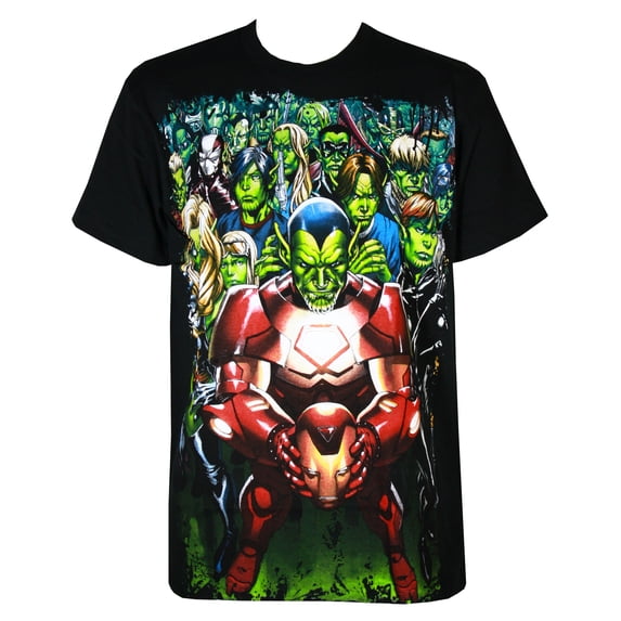 Marvel Comics Secret Invasion Skrull Nation Mens T-Shirt, Medium