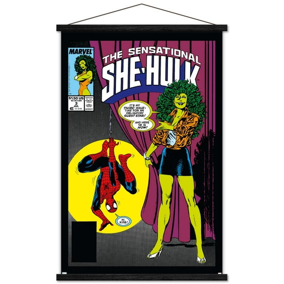 Marvel Comics - Sensational She-Hulk #3 Wall Poster with Magnetic Frame, 22.375" x 34"