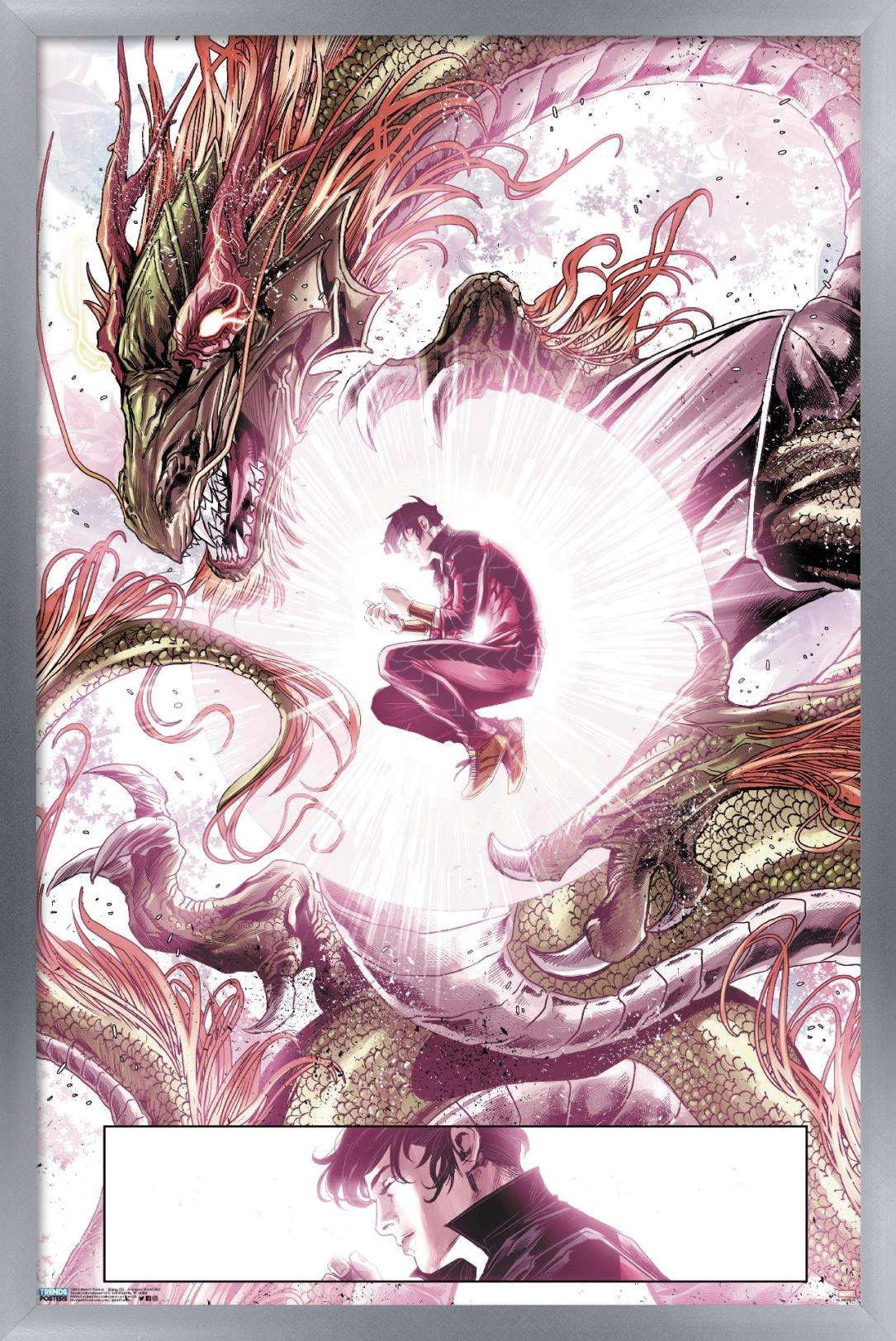 Marvel Comics - Shang- Chi - Avengers World #20 Wall Poster, 14.725" x 22.375", Framed