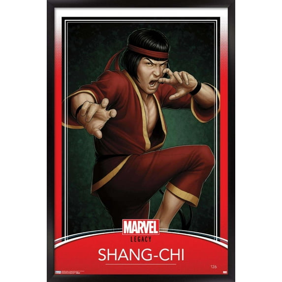 Marvel Comics - Shang- Chi - Master Of Kung Fu #126 Variant Wall Poster, 22.375" x 34", Framed