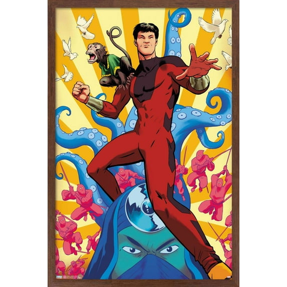 Marvel Comics - Shang- Chi - Master Of Kung Fu #126 Wall Poster, 22.375" x 34", Framed