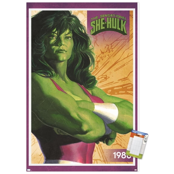 Marvel Comics - She Hulk Card Wall Poster, 22.375" x 34"