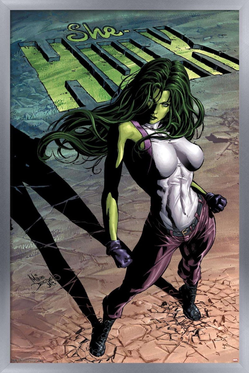 Marvel Comics - She-Hulk - She-Hulk #29 Wall Poster, 22.375" x 34", Framed