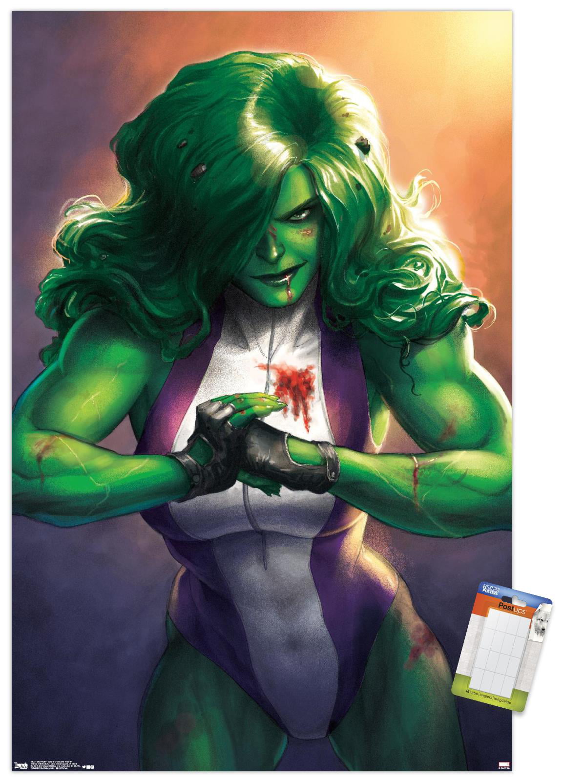 Marvel Comics - She-Hulk - Totally Awesome Hulk - Cover #4 Wall Poster,  14.725 x 22.375