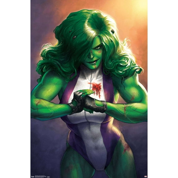 Marvel Comics - She-Hulk - Totally Awesome Hulk - Cover #4 Wall Poster, 14.725" x 22.375"