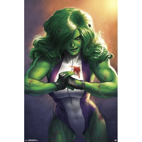 Marvel Comics - She-Hulk - Totally Awesome Hulk - Cover #4 Wall Poster, 22.375" x 34"