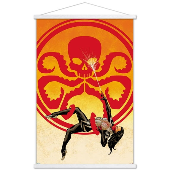 Marvel Comics - Silk - Silk #2 Wall Poster with Wooden Magnetic Frame, 22.375" x 34"