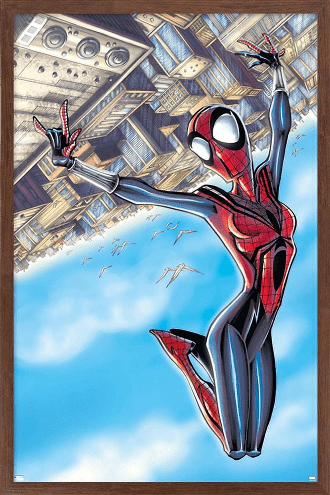 Marvel Comics - Spider-Girl - Spider-Girl #68 Wall Poster, 14.725" x 22.375", Framed
