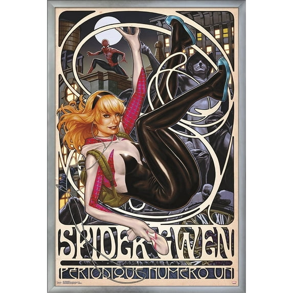 Marvel Comics - Spider-Gwen - Cover #1 Wall Poster, 22.375" x 34", Framed