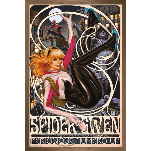 Marvel Comics - Spider-Gwen - Cover #1 Wall Poster, 22.375" x 34", Framed