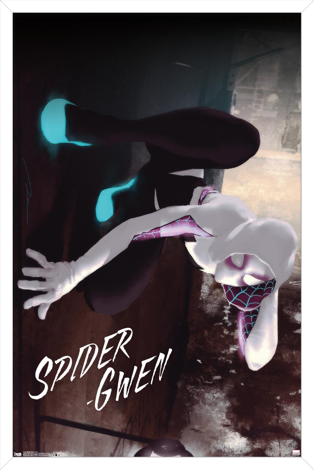 Marvel Comics - Spider-Gwen - Wall Wall Poster, 14.725" x 22.375", Framed