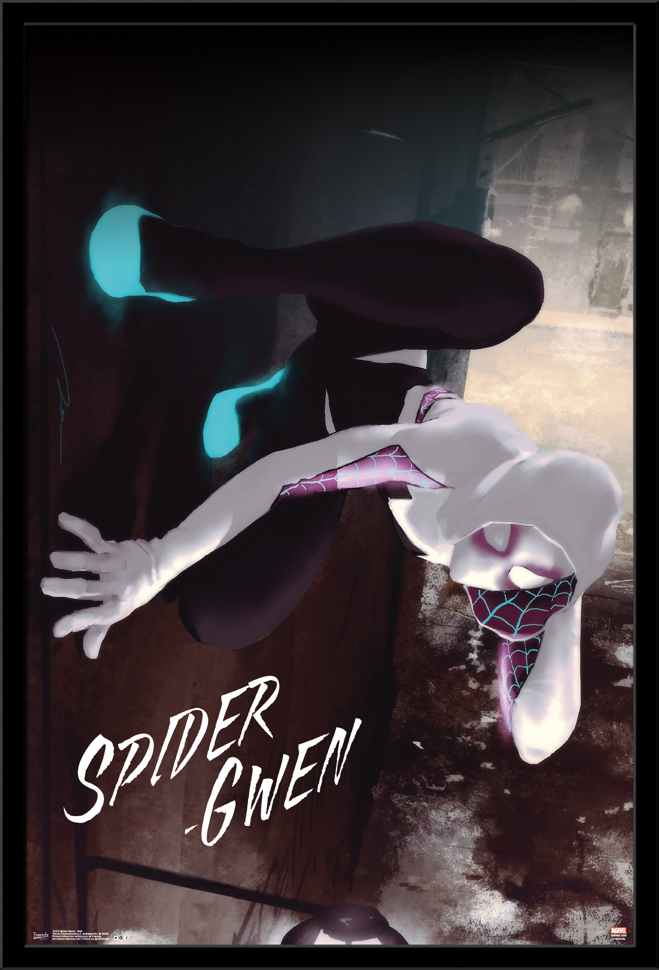 Marvel Comics - Spider-Gwen - Wall Wall Poster, 22.375" x 34", Framed