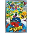 thumbnail image 1 of Marvel Comics - Spider-Man - 90s Animated Wall Poster, 14.725" x 22.375", Framed, 1 of 3