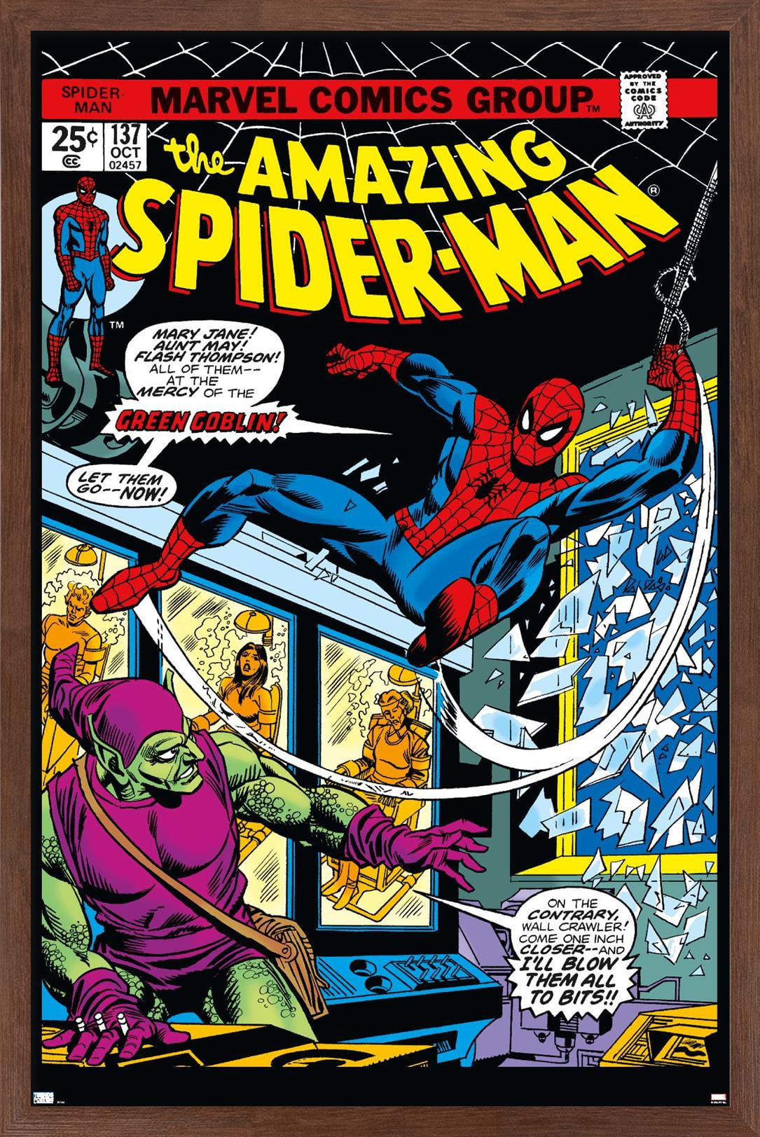 Marvel Comics - Spider-Man - Amazing Spider-Man #137 Wall Poster, 22.375" x 34", Framed
