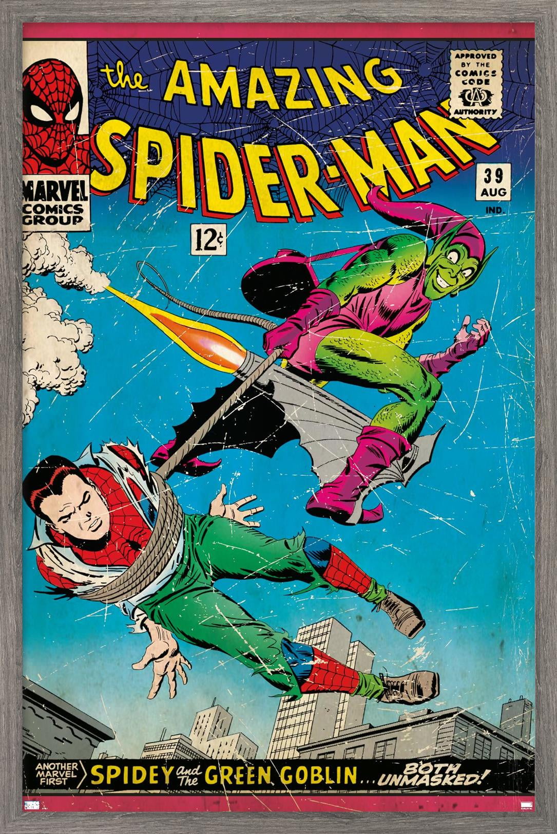 Marvel Comics - Spider-Man - Amazing Spider-Man #39 Wall Poster, 22.375" x 34", Framed